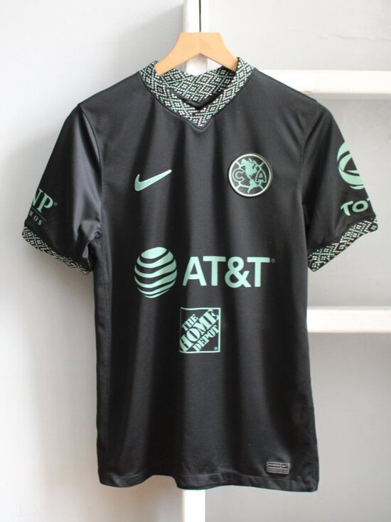 Nike Other - Nike Club America 3RD KIT Soccer Jersey Black 2021/2022 DB5743-010 Size Large